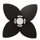 Ver imagem 4 de Ventilador de Teto Com Controle Remoto Natuvent Dahlia Led 4 Pás Madeira Preto 4000k Branco Neutro, 
