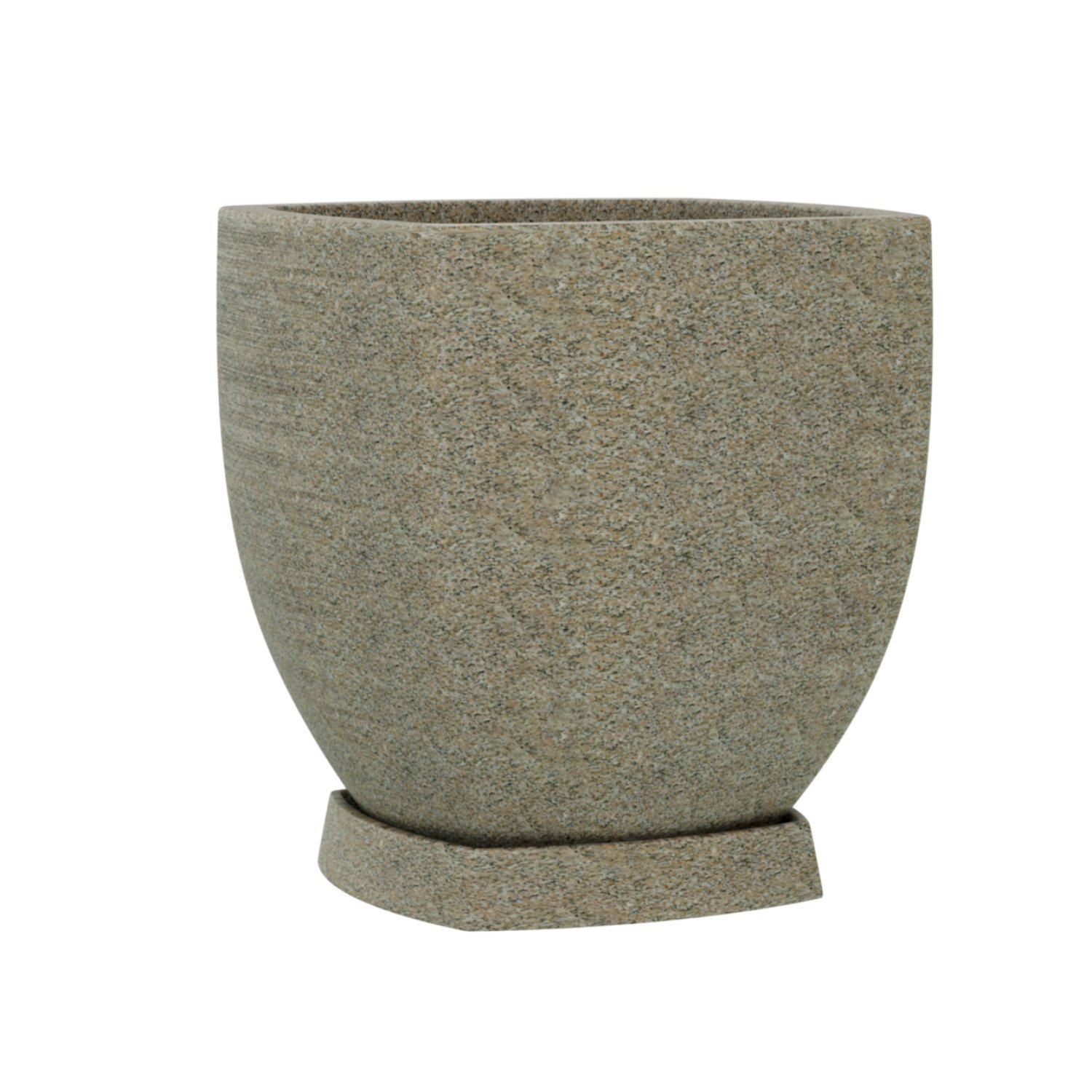 Vaso Trapezoidal 30x37cm Polietileno sem Prato Fibrarte - 4