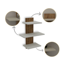 Ver imagem 5 de Conjunto de Prateleiras Nó - Caule Móveis 0564:solanum/nude