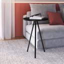 Ver imagem 1 de Mesa Lateral Redonda Baixa Industrial 