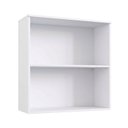 Ver imagem 4 de Armário Aéreo para Cozinha 2 Portas 80cm Americana Branco