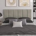 Ver imagem 2 de Cabeceira Cama Box Solteiro 0,88 Flora:bege