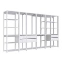 Ver imagem 6 de Kit Estante Closet com 6 Gavetas e 4 Cabideiros 3,20 M Cor:branco