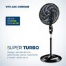Ventilador Coluna 40cm Super Turbo 140w 110v Vtx-40c-chrome Mondial - 2