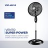 Ventilador Coluna 40cm Super Power 140w 127v Vsp-40c-b Mondial - 2
