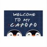 Tapete Capacho Divertido Welcome To My Cafofo Pinguins Lgbt.:verde Bandeira - 9