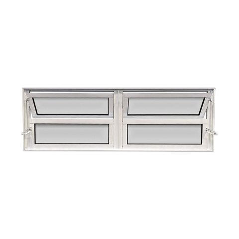 Vitro Basculante 2 Seções Branco 40x120 Linha 25 Jade