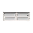 Ver imagem 1 de Vitro Basculante 2 Seções Branco 40x120 Linha 25 Jade