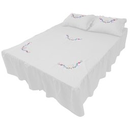 Colcha Bordada Oxford Carla - Sena Enxovais SENNA - 1