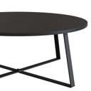 Ver imagem 4 de Mesa de Centro Redonda Industrial Complementos Preto