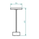 Ver imagem 3 de Mesa Lateral Valentin Alta