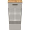 Cesto de Roupas Grid Com Tampa De Bambu 49l Bege - OU - 4
