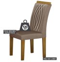 Ver imagem 6 de Mesa Doha 1,60 Off/decor Tampo Off C/vidro 6 Cadeiras Doha