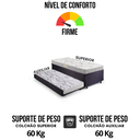 Ver imagem 7 de Bicama Box Baú Solteiro com Colchão Ecoline D23 Ecoflex Suede 88x188