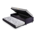 Ver imagem 4 de Bicama Box Baú Solteiro com Colchão Ecoline D23 Ecoflex Suede 88x188