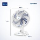 Ver imagem 2 de Ventilador de Mesa 40cm Super Power 140w 127v Vsp-40-w Mondial