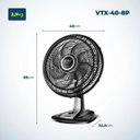Ver imagem 3 de Ventilador 40cm Super Turbo 8 Pás 140w 220v Vtx-40-8p Mondial
