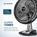Ver imagem 4 de Ventilador 40cm Super Turbo 8 Pás Repelente Pastilha 140w 220v Vtx-40-8p-rp Mondial