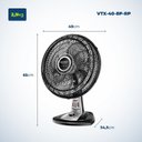 Ver imagem 3 de Ventilador 40cm Super Turbo 8 Pás Repelente Pastilha 140w 220v Vtx-40-8p-rp Mondial