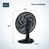 Ventilador de Mesa 40cm Super Turbo 140w 220v Vtx-40-chrome Mondial - 2