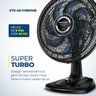 Ventilador de Mesa 40cm Super Turbo 140w 220v Vtx-40-chrome Mondial - 3