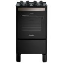 Ver imagem 3 de Fogão Esmaltec Esmeralda 4b Preto Timer Grill Elétrico