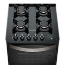 Ver imagem 1 de Fogão Esmaltec Esmeralda 4b Preto Timer Grill Elétrico