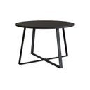 Ver imagem 2 de Mesa de Centro Redonda Industrial Complementos Preto/Preto