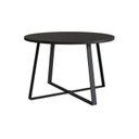 Ver imagem 2 de Mesa de Centro Redonda Industrial Complementos Preto