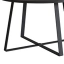 Ver imagem 5 de Mesa de Centro Redonda Industrial Complementos Preto/Preto