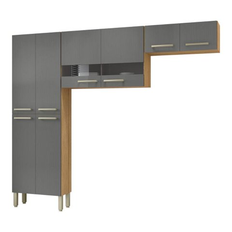 Cozinha Compacta 8 Portas Nala Kits Paraná