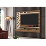 Painel e Rack para TV Suspenso Noctis Canela Off White - 3