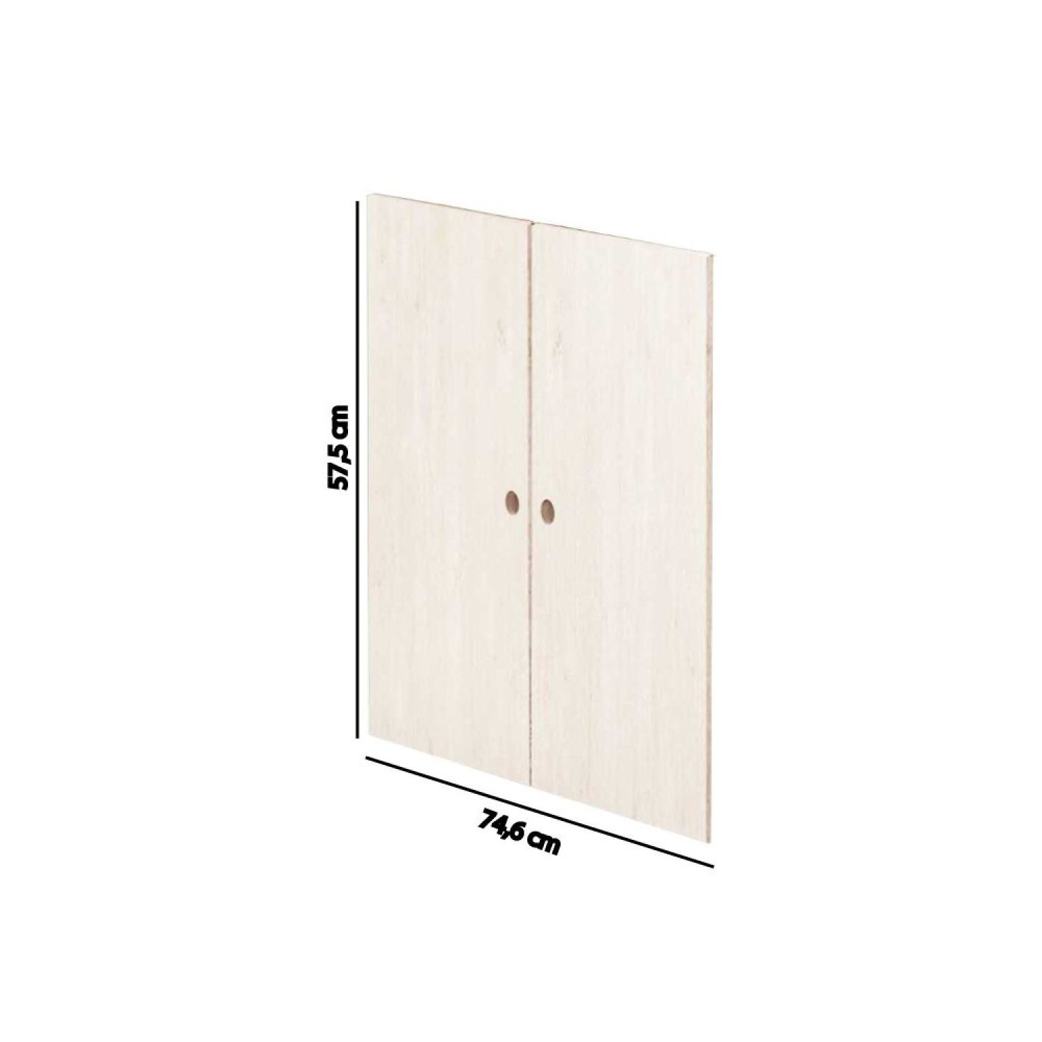 Kit 2 Portas para Cama Malta Casatema - 4