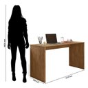 Ver imagem 4 de Mesa para Computador Gávea C/ Gaveteiro Gávea Freijó