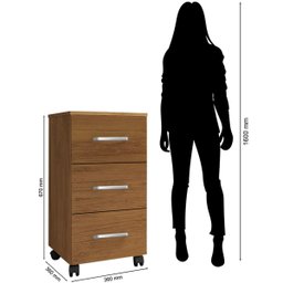 Mesa para Computador Gávea C/ Gaveteiro Gávea Freijó - 7 Mesa para Computador Gávea C/ Gaveteiro Gávea Freijó - 7