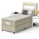 Ver mais imagens de Conjunto Box Solteiro Mola Ensacada Prodormir Outback New Bege