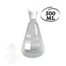Frasco Erlenmeyer graduado com Rolha Polipropileno - 500ml - 1