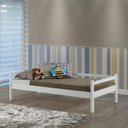 Ver imagem 1 de Cama Solteiro em Madeira Maciça Reversível Casatema MadeiraOriginals Branco