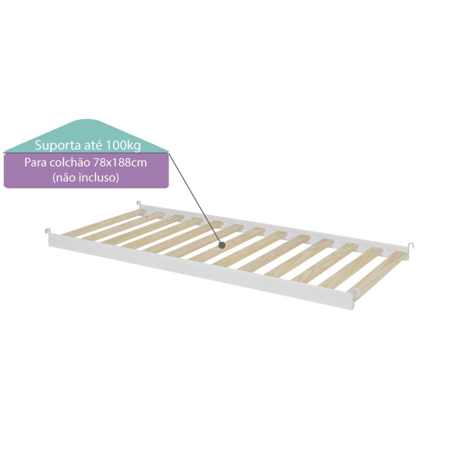Cama Auxiliar Montessoriano em Madeira Maciça Casatema - 4