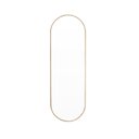 Ver imagem 1 de Espelho Oval Shay Grande 150cm x 50cm Minimalista com Moldura em Madeira Tauari Casavee