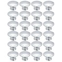Ver imagem 1 de Kit 24 Puxadores para Móveis 199 Tucson Ponto 2cm Cromado Armários Gavetas Torralba