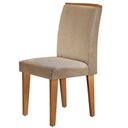 Ver imagem 6 de Mesa Aster 180 Tampo Em Mdf Canto Reto Com 6 Cadeiras Lunara Moderna Turim / Off White / Imbuia