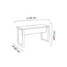 Mesa para Escritório 120cmx60cm PE40 Pandin Móveis  - 3