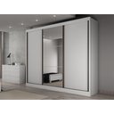 Ver imagem 1 de Guarda-Roupa Casal MDF com Espelho 3 Portas 6 Gavetas Soberano