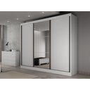 Ver imagem 2 de Guarda-Roupa Casal MDF com Espelho 3 Portas 6 Gavetas Soberano
