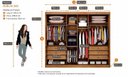 Ver imagem 5 de Guarda-Roupa Casal MDF com Espelho 3 Portas 6 Gavetas Soberano Marrom/Cinamomo