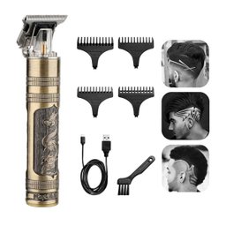 Máq. Cortar Cabelo e Barba Recarregável 4 Pentes - 2