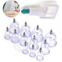 Ver imagem 6 de Kit 12 Ventosas com Bomba Ventosaterapia Massoterapia Chines