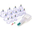 Ver imagem 4 de Kit 12 Ventosas com Bomba Ventosaterapia Massoterapia Chines