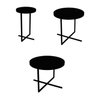 Conjunto 3 Mesas Redondas Industrial  - 2